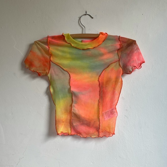 Urban Outfitters | kindred mesh baby tee - Picture 2 of 10